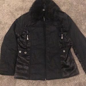 Black light weight winter coat